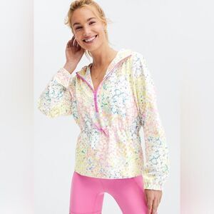 Fabletics Rosa Woven floral jacket size L